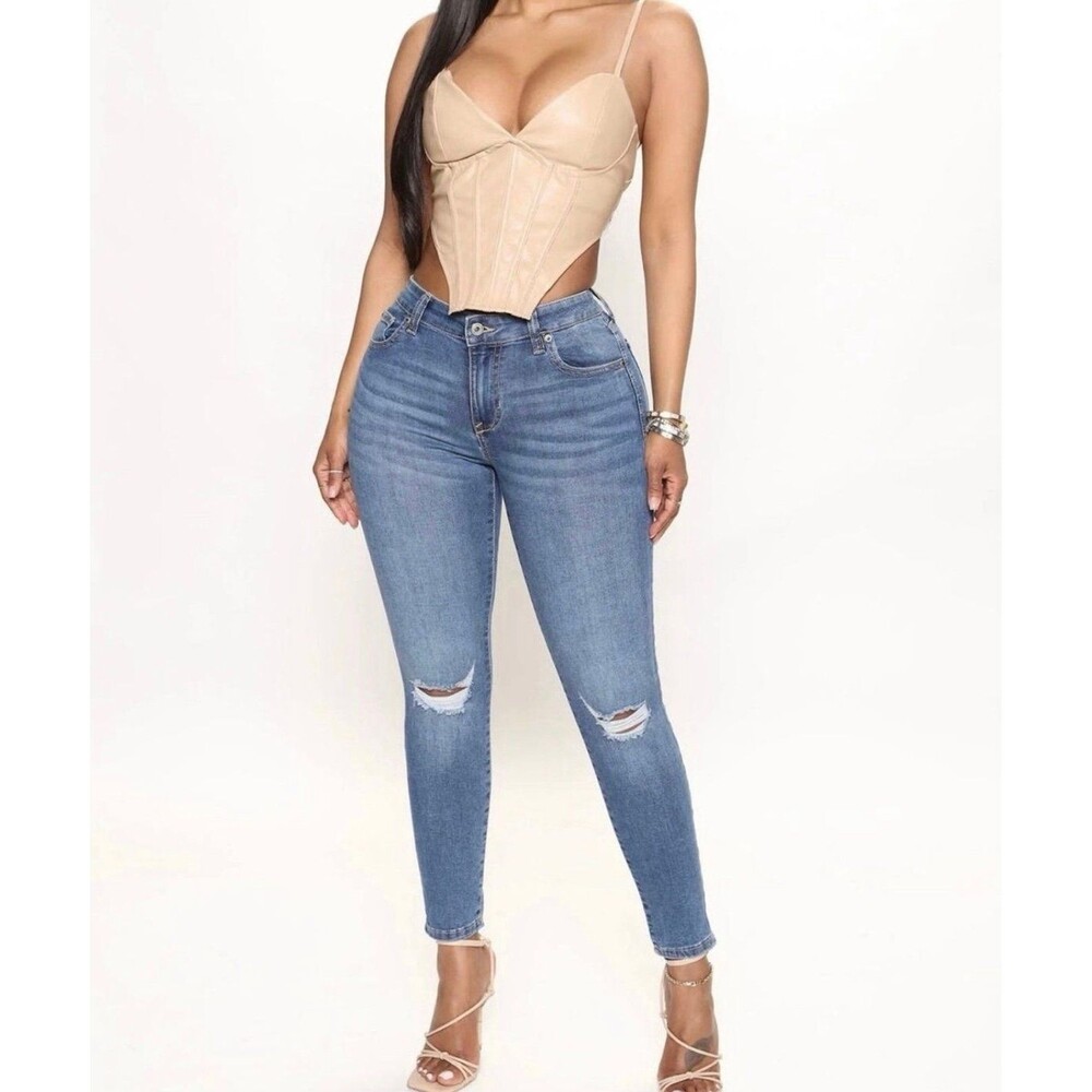 RE Generation Celebrity Pink Meadow Jeans Size 5/27 Fashion Nova Ankle Skinny